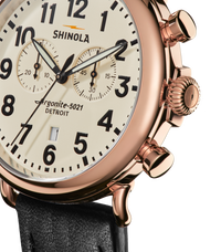 Runwell Chronograph Watch - Cream