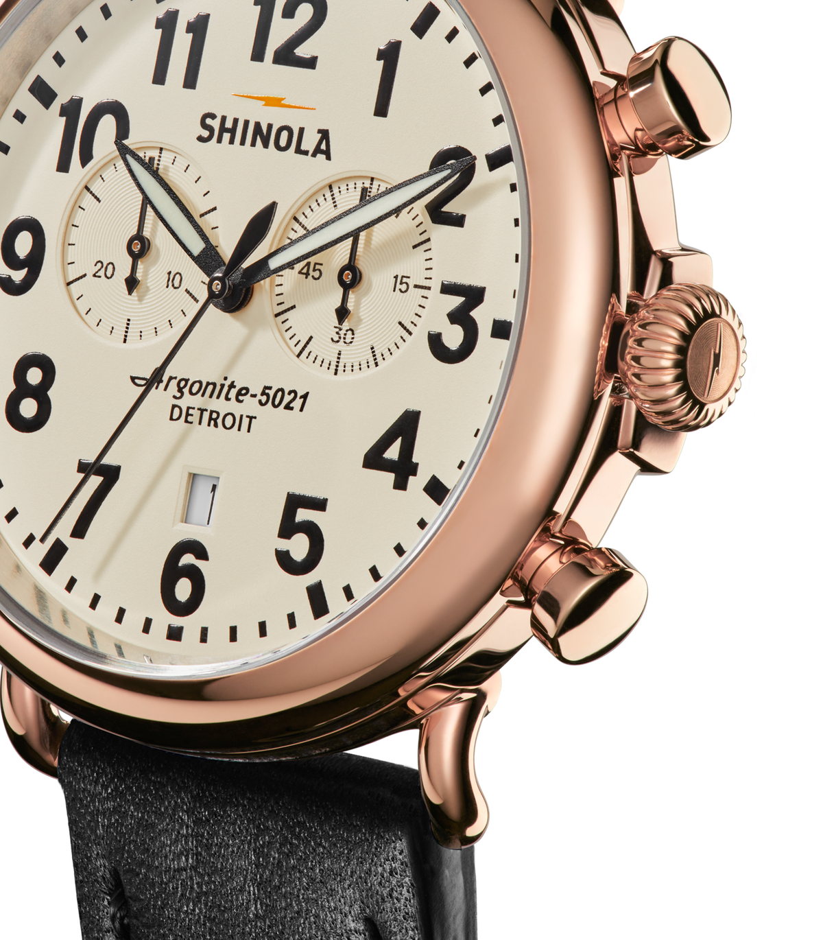 Runwell Chronograph Watch - Cream