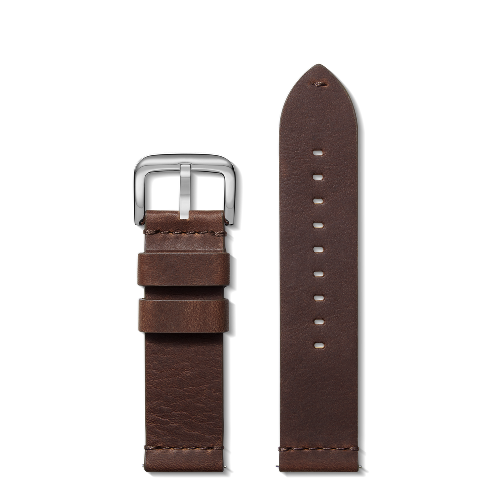 24mm Cattail Leather Watch Strap - Cattail