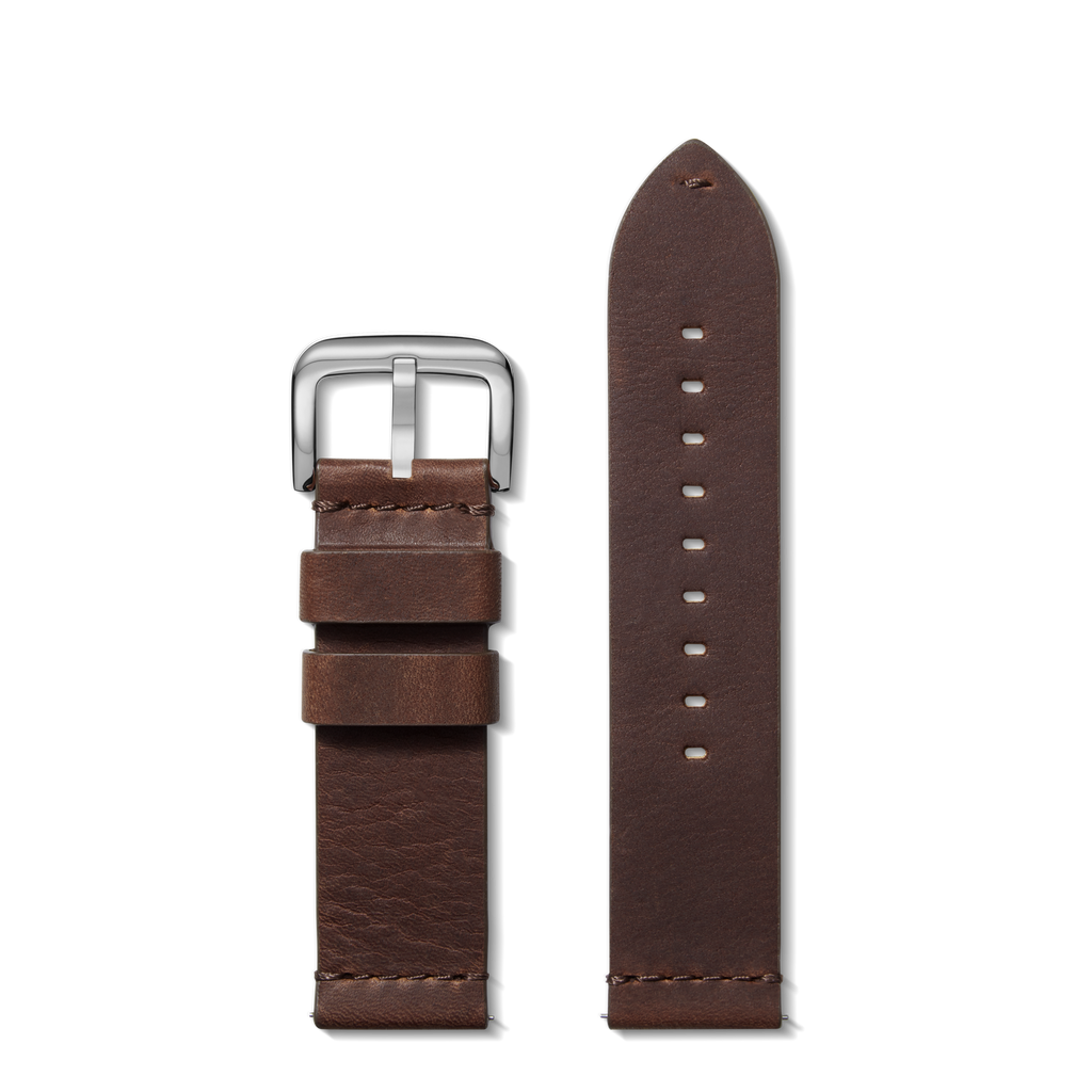 24mm Cattail Leather Watch Strap Cattail