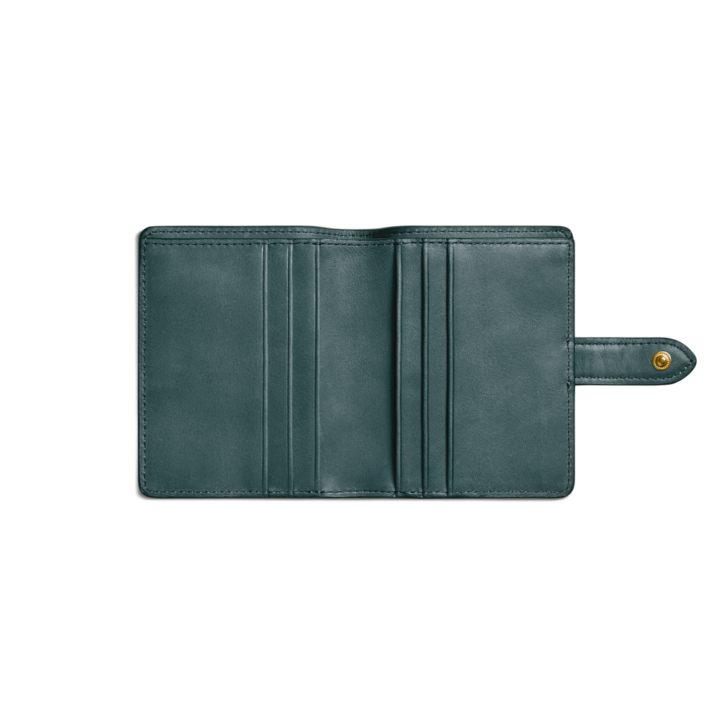 Small Snap Wallet - Emerald