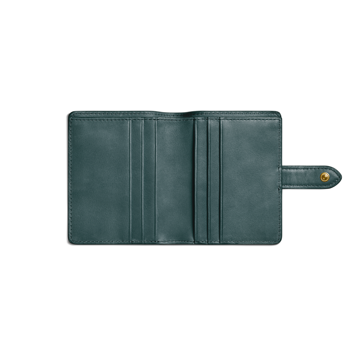 Small Snap Wallet - Emerald