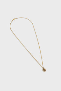 Diamond Petoskey Petite Necklace - Yellow Gold