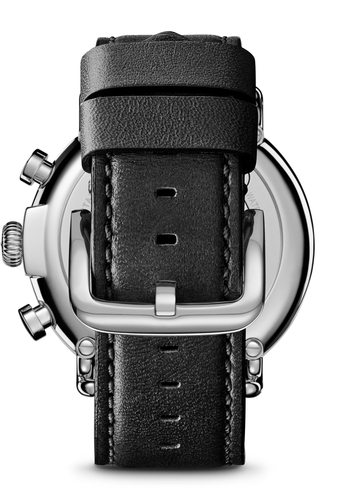 Runwell Chronograph Watch - Glossy Black