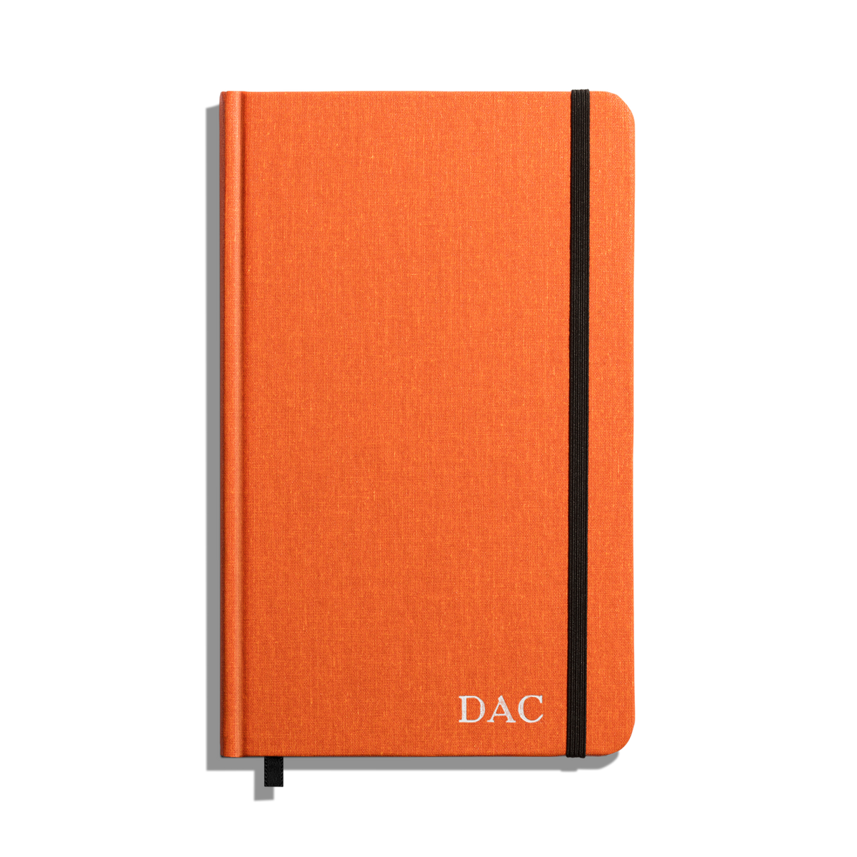 Medium Hard Ruled Journal - Bold Orange