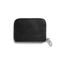 Pocket Small Zip Around Wallet - Black