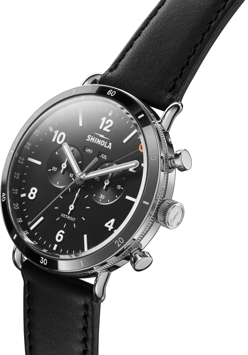 Canfield Sport Chronograph Watch - Matte Black
