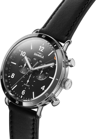 Canfield Sport Chronograph Watch - Matte Black