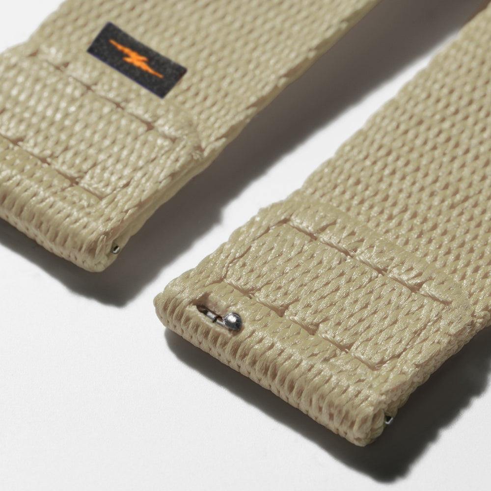20mm Tan Split Nylon Apple Watch Strap - Tan