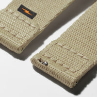 20mm Tan Split Nylon Apple Watch Strap - Tan