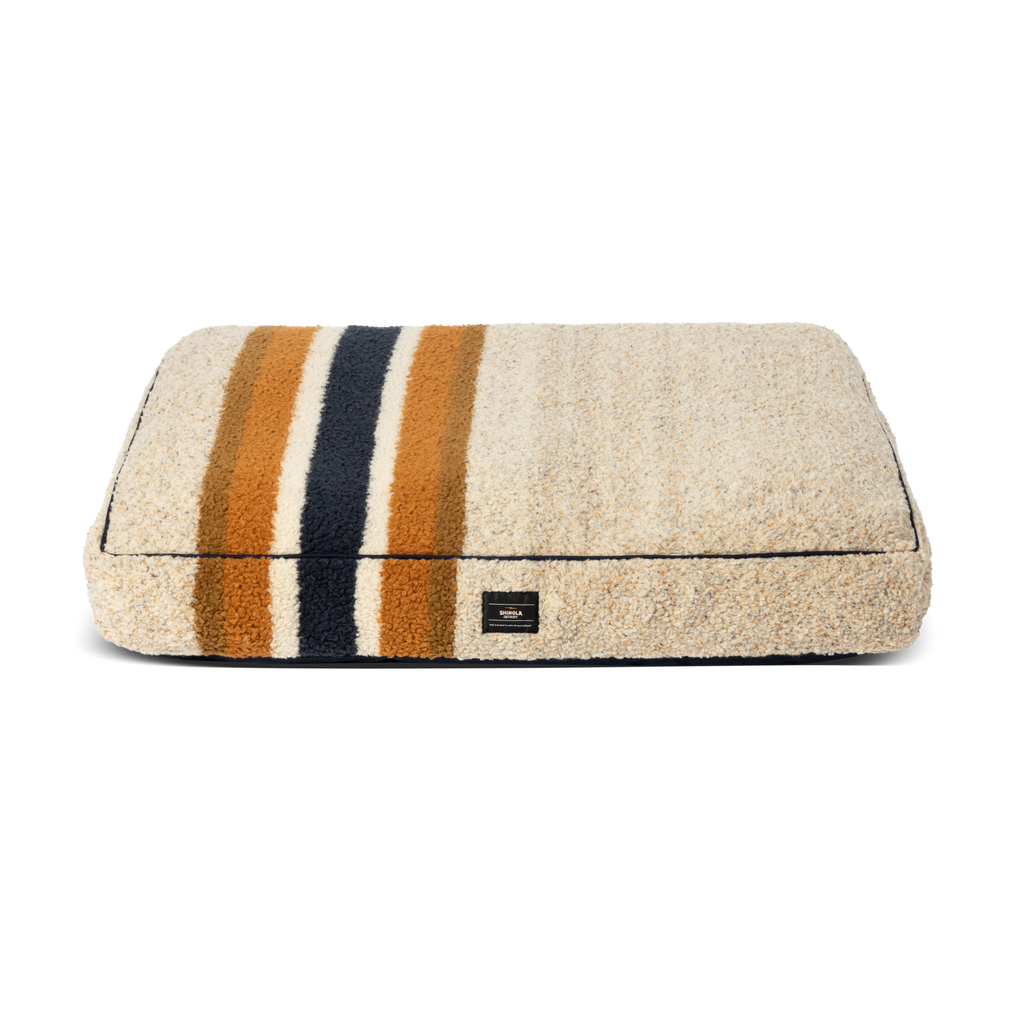 Napper Pillow Dog Bed Stripe Oat