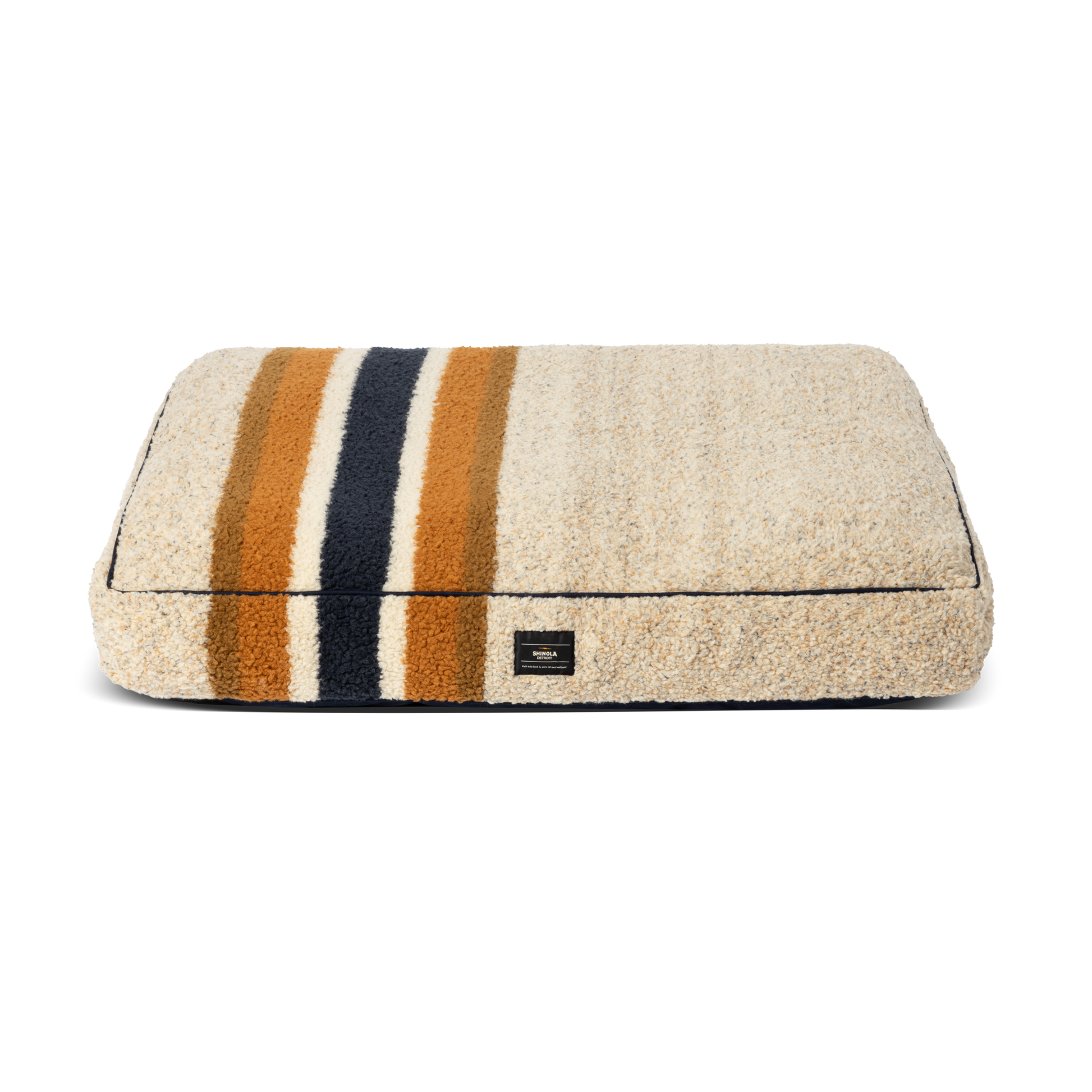 Napper Pillow Dog Bed - Stripe Brown