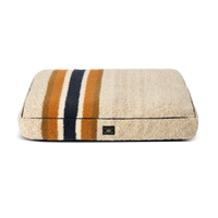 Napper Pillow Dog Bed - Stripe Brown