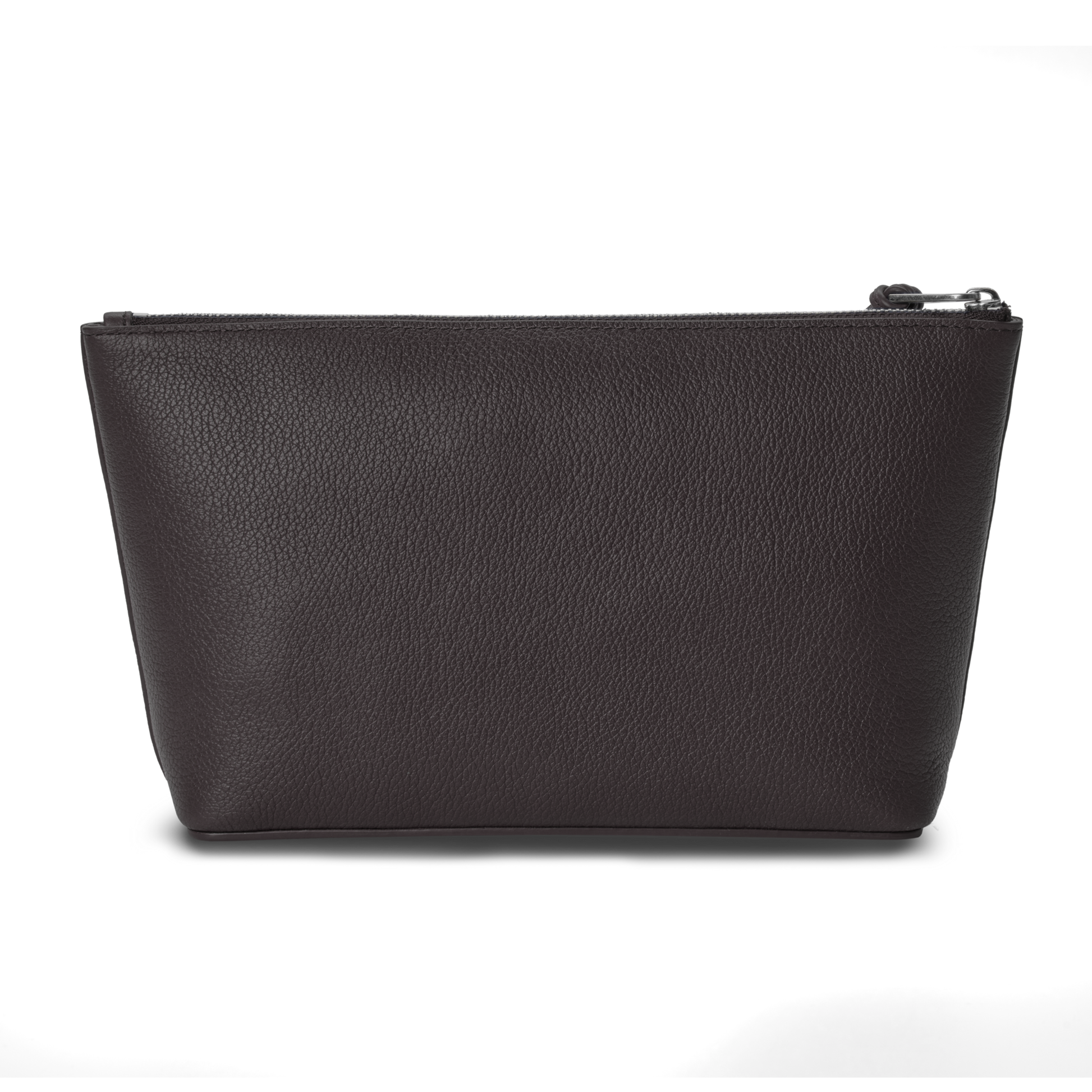 Small Zip Cosmetic Case - Espresso