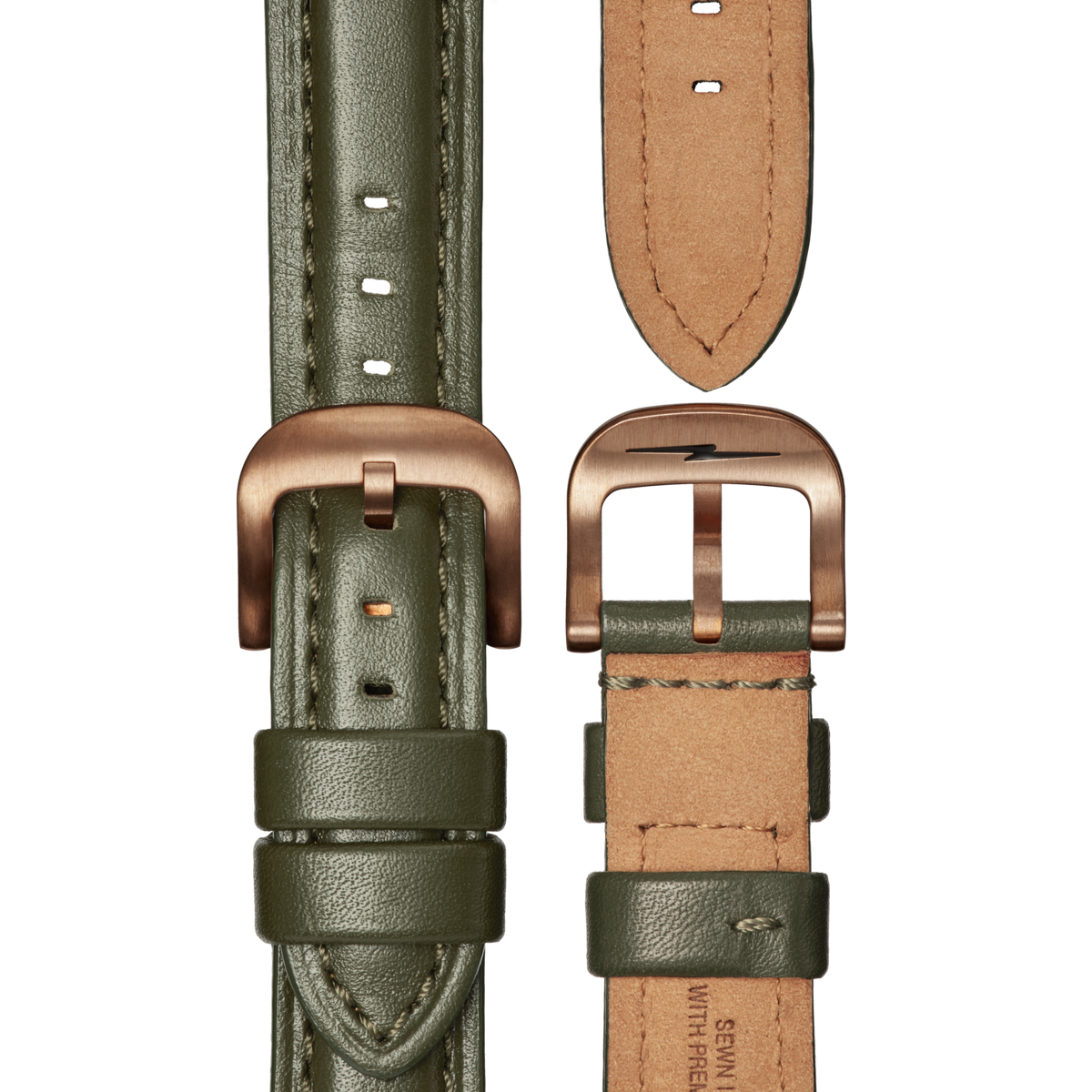 Bronze Runwell Watch - Dark Olive