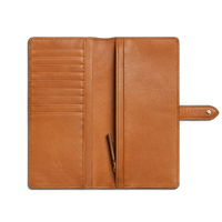 Continental Snap Wallet - Tan