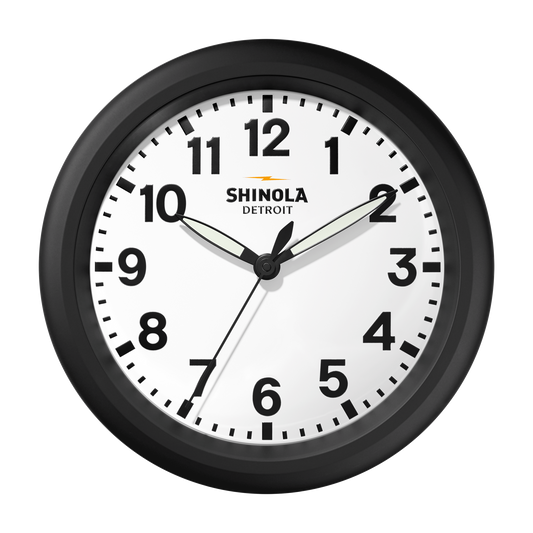 14" Runwell Clock - White