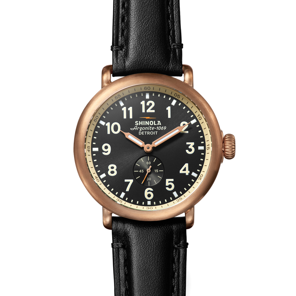 Bronze Runwell Watch - Black