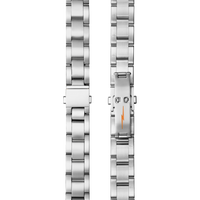 Bracelet: 18/13, Universal 3Link, Fold Over, PoSS - Brushed Stainless Steel / Polished Stainless Steel