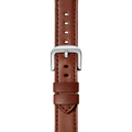 20mm Dark Cognac Leather Watch Strap - Dark Cognac