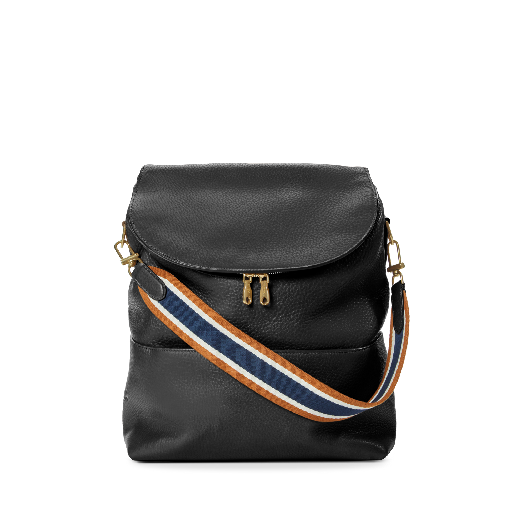 Convertible Pocket Backpack - Brand Stripe / Black