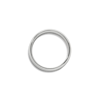 6mm Round White Gold Band