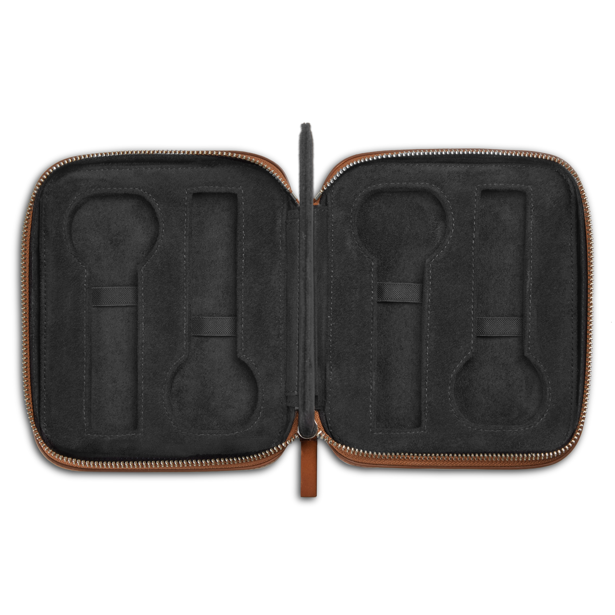 Four Watch Travel Case - Tan
