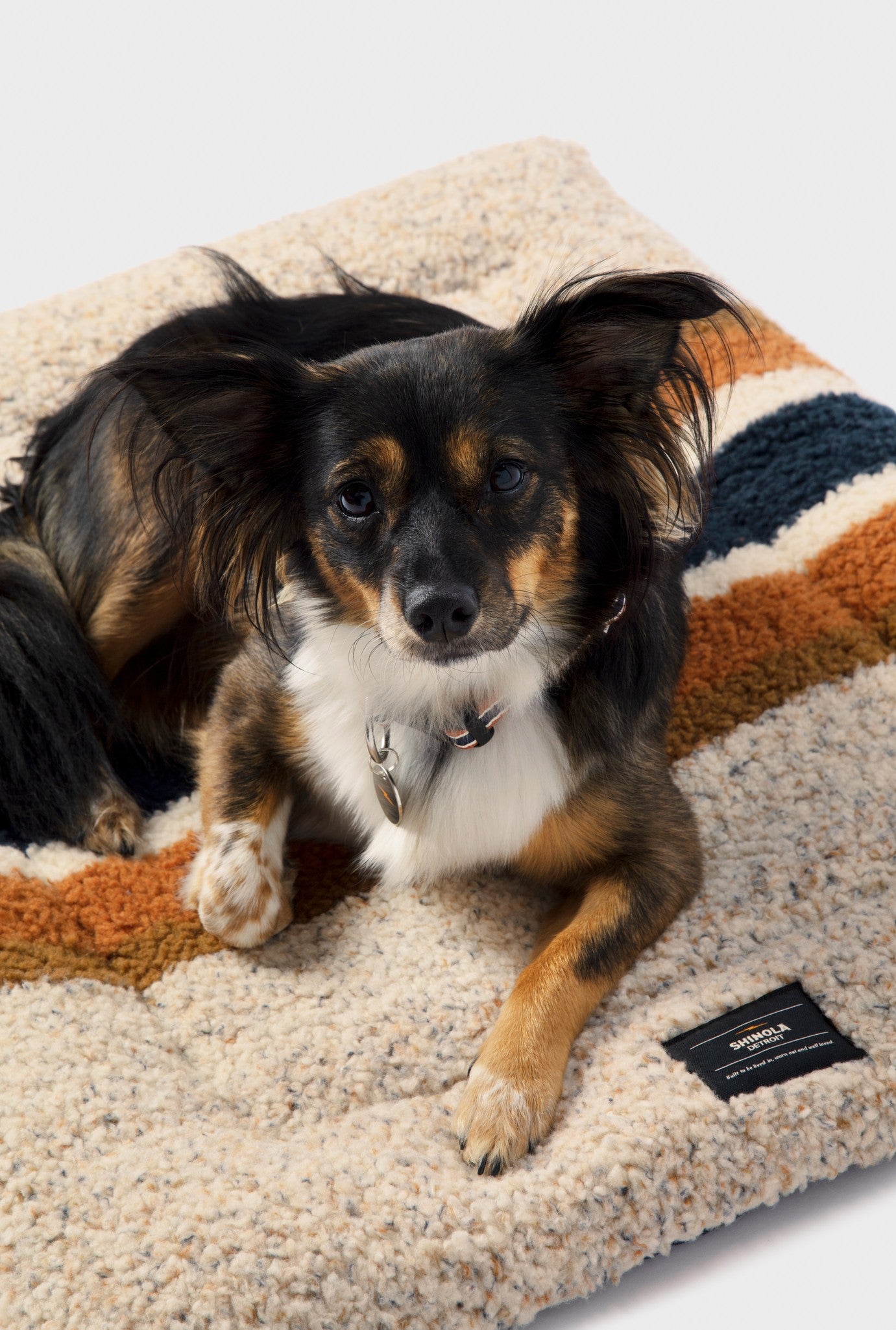 Crate Comfort Mat - Oat Stripe