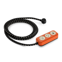 2 Port Power Supply - Tangerine