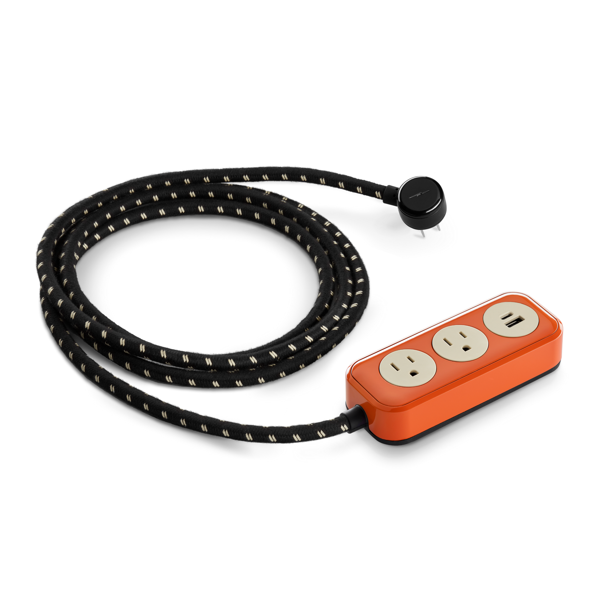 2 Port Power Supply - Tangerine