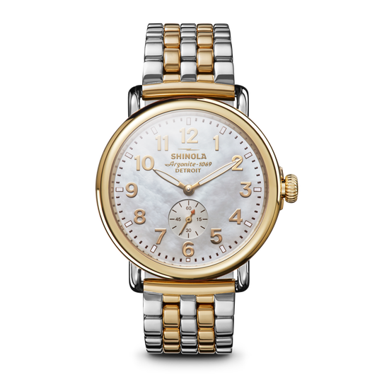 Runwell Watch - Mother Of Pearl