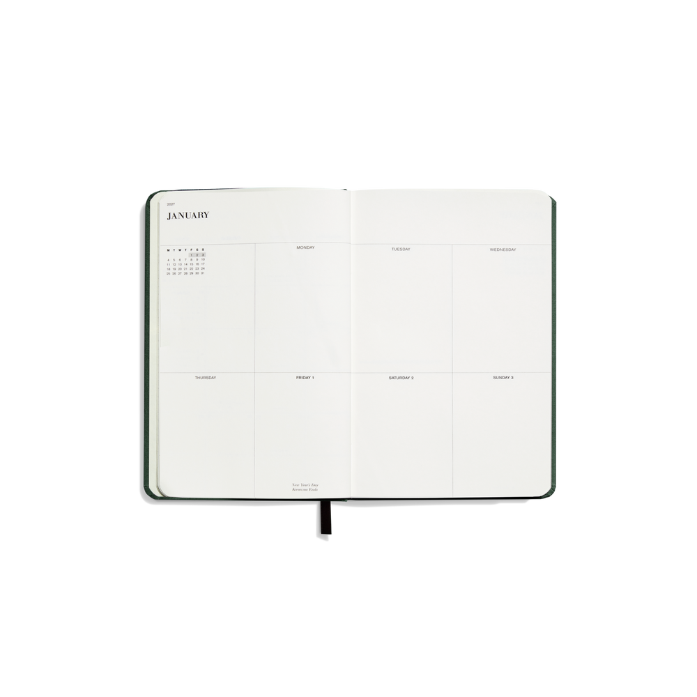 2027 12-Month Runwell Planner - Forest