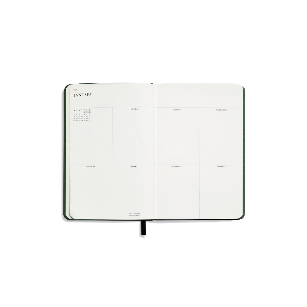 2027 12-Month Runwell Planner - Forest