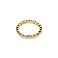 Diamond Rivet Eternity Band - Yellow Gold