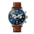 Canfield Chronograph Watch - Midnight Blue