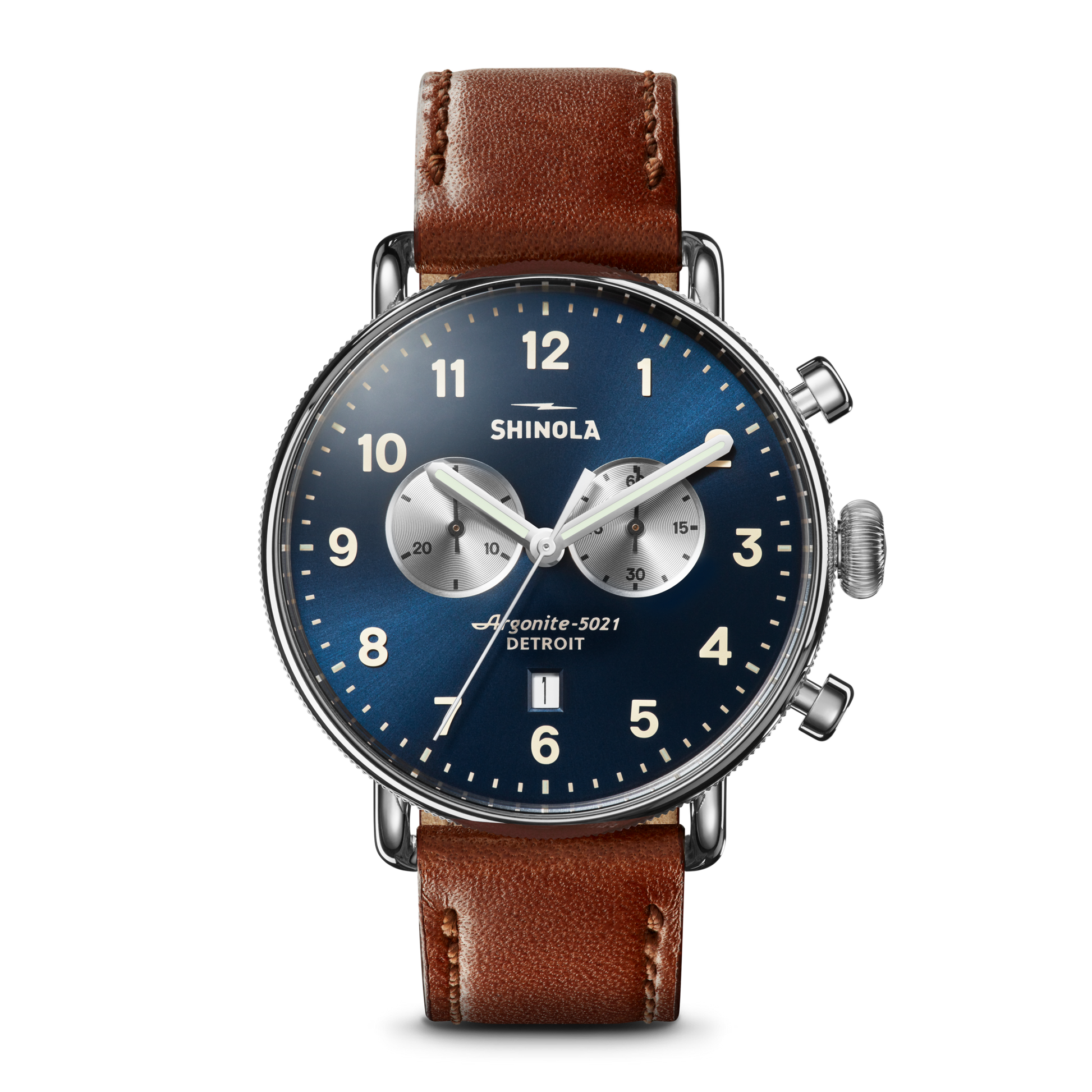 Canfield Chronograph Watch - Midnight Blue