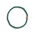 4mm Beaded Bracelet Malachite