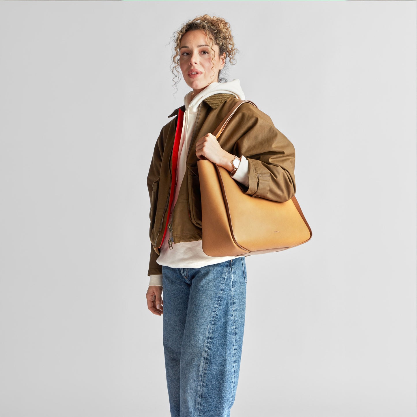 Derby Tote Bag - Tan