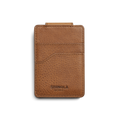 Magnetic Money Clip Card Holder - Tan