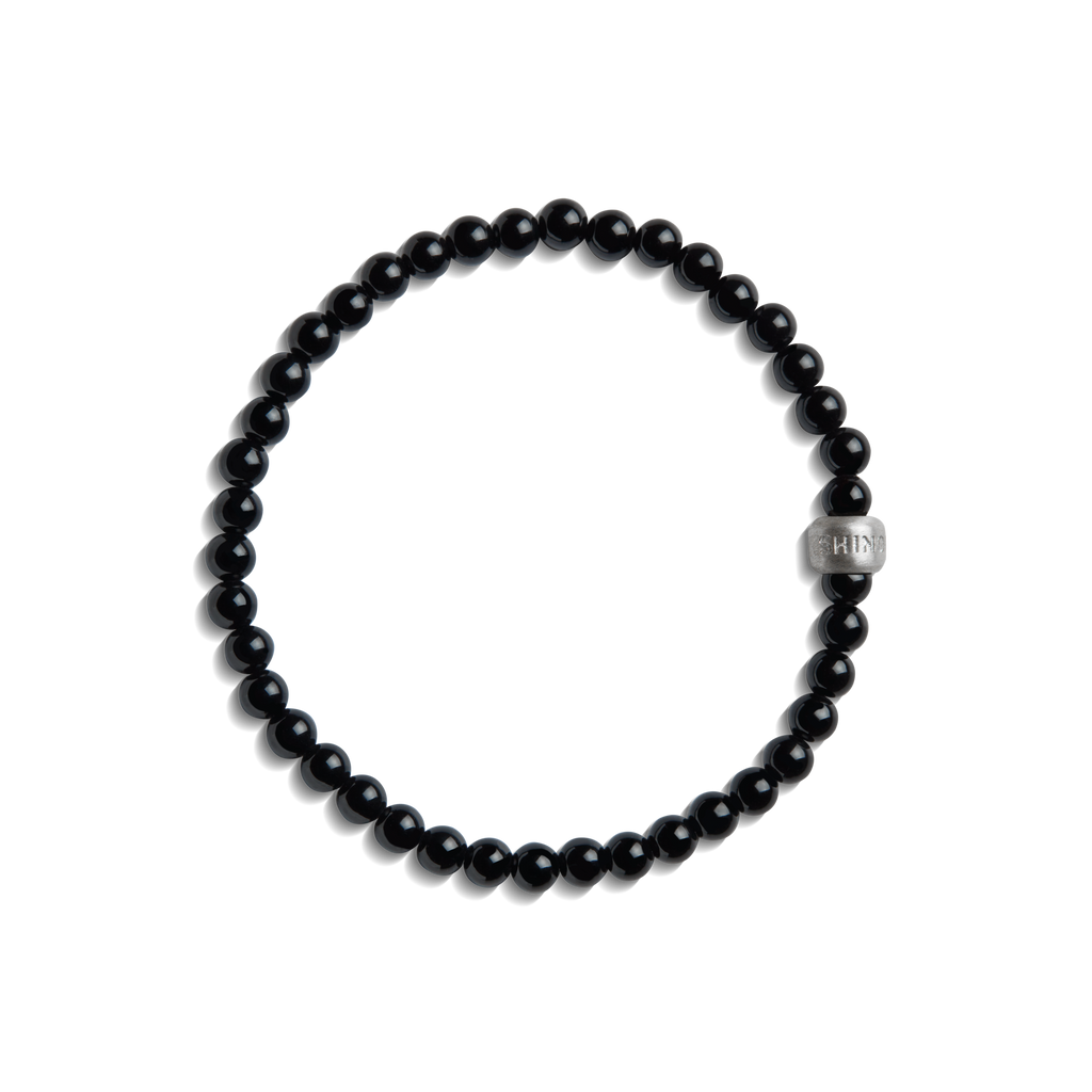 4mm Beaded Onyx Bracelet | Shinola