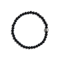 4mm Beaded Onyx Bracelet - Onyx