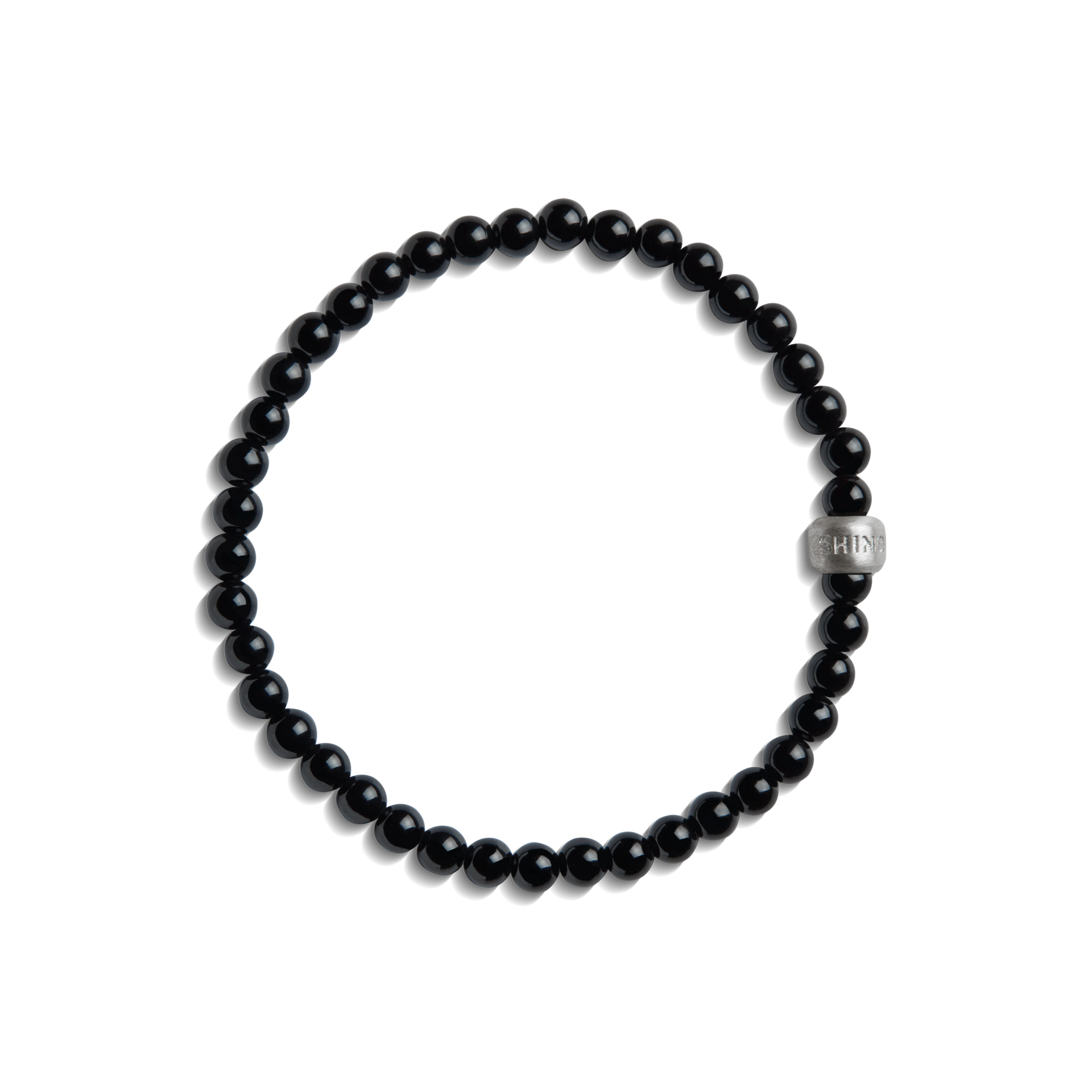 4mm Beaded Onyx Bracelet | Shinola