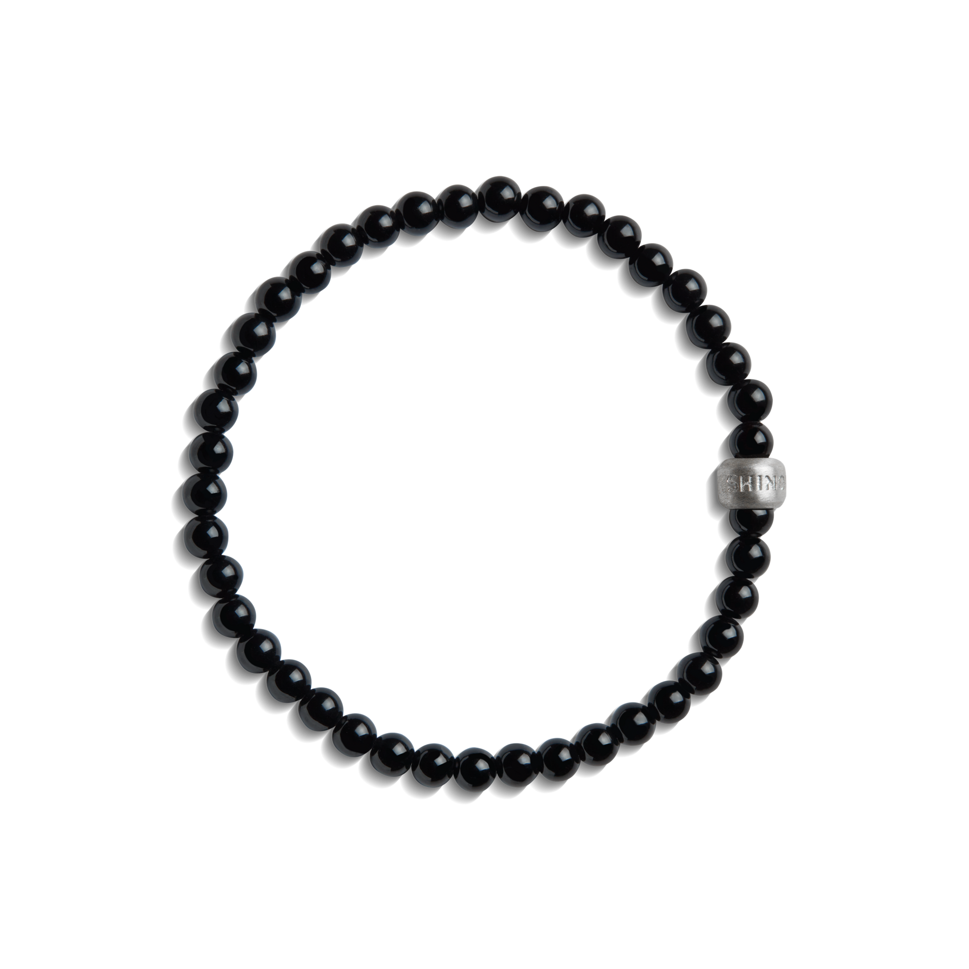 4mm Beaded Onyx Bracelet - Onyx