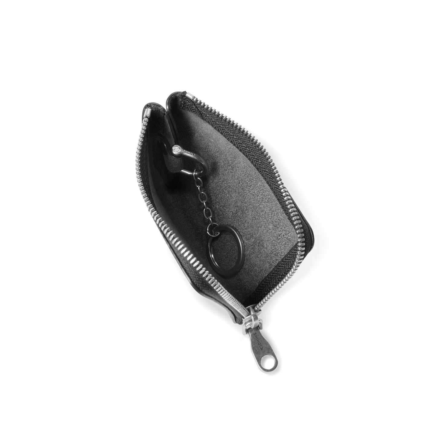 Zip Key Wallet - Black