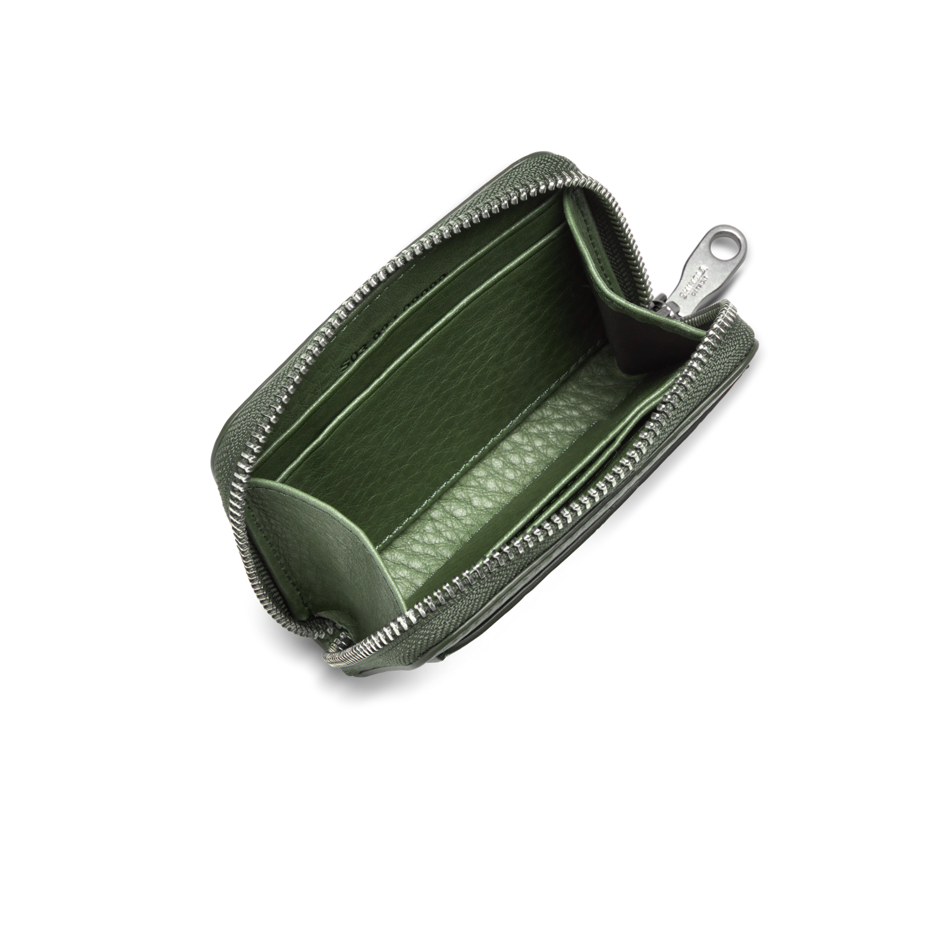 Pocket Small Zip Around Wallet - Evergreen
