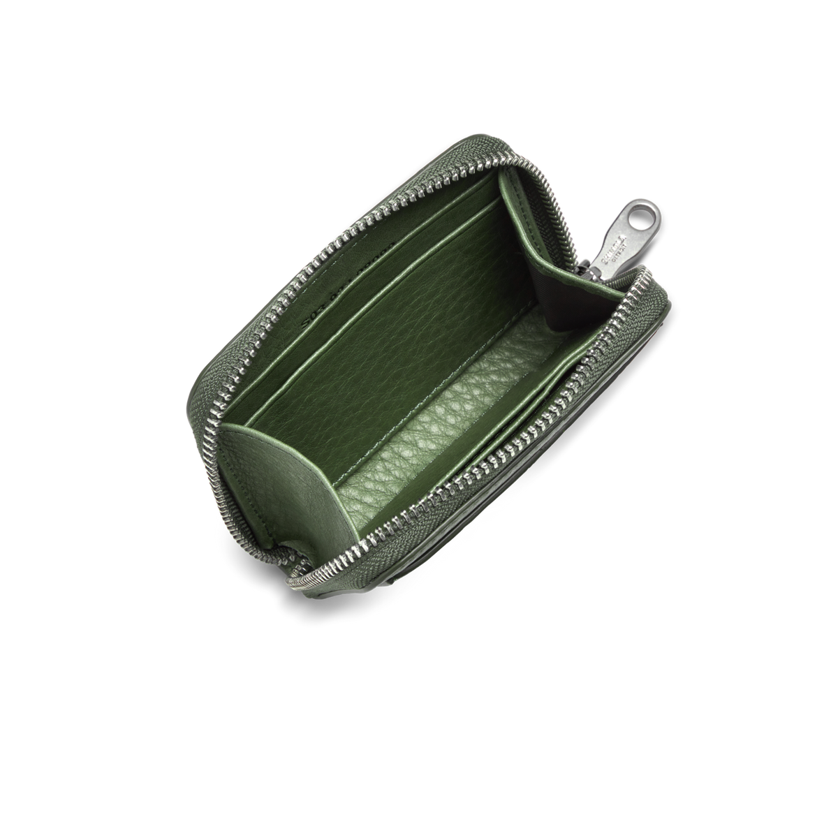 Pocket Small Zip Around Wallet - Evergreen