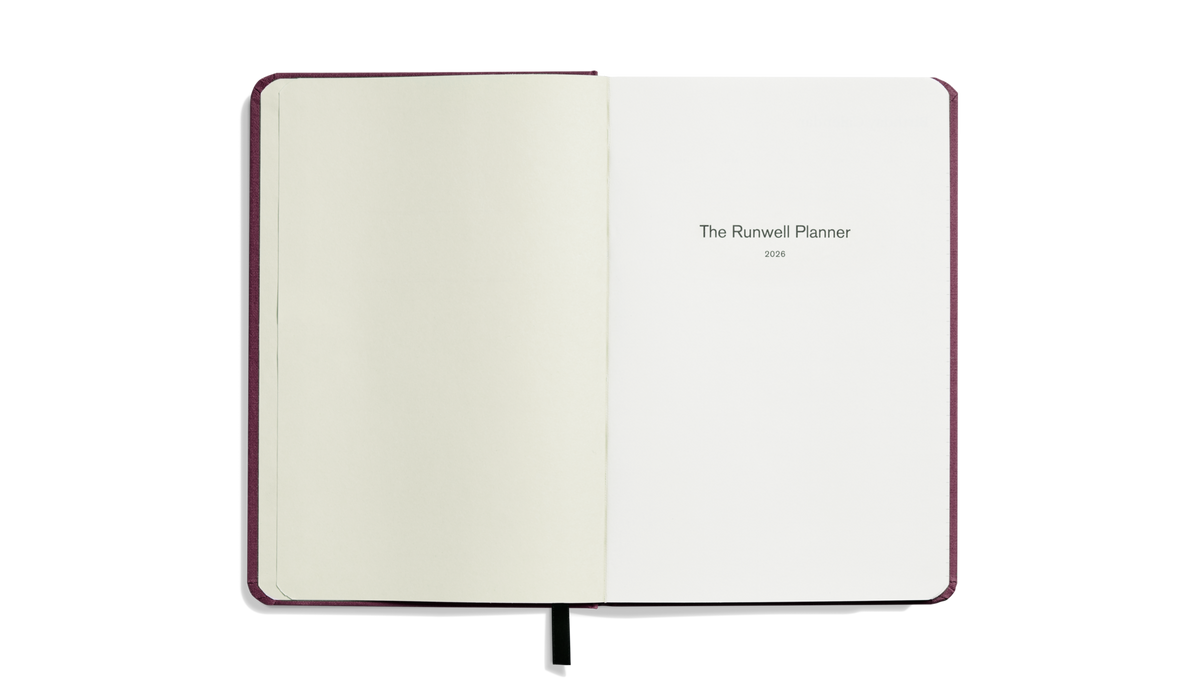 2026 12 Month Runwell Planner - Merlot