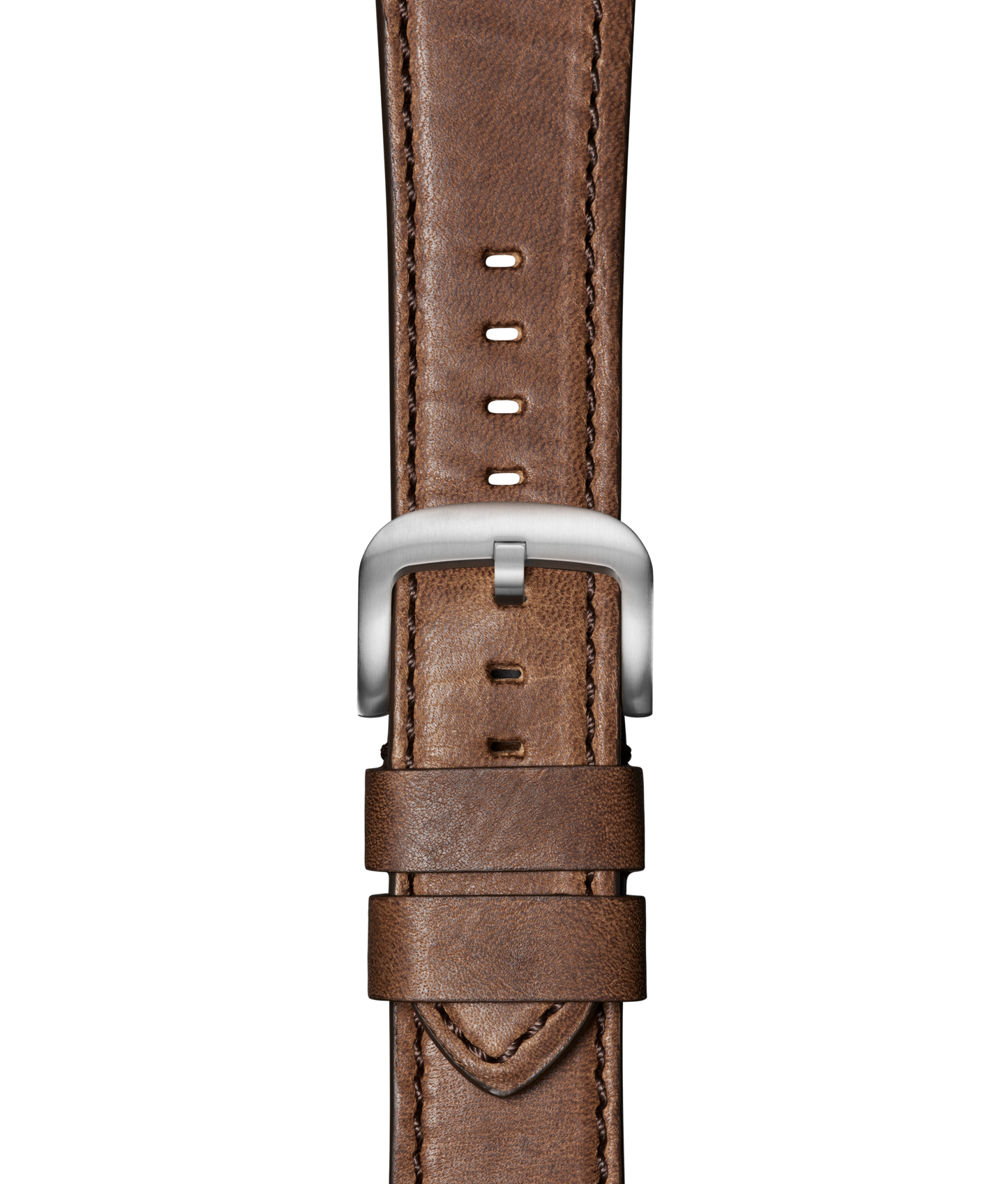 24mm British Tan Leather Apple Watch Strap - British Tan