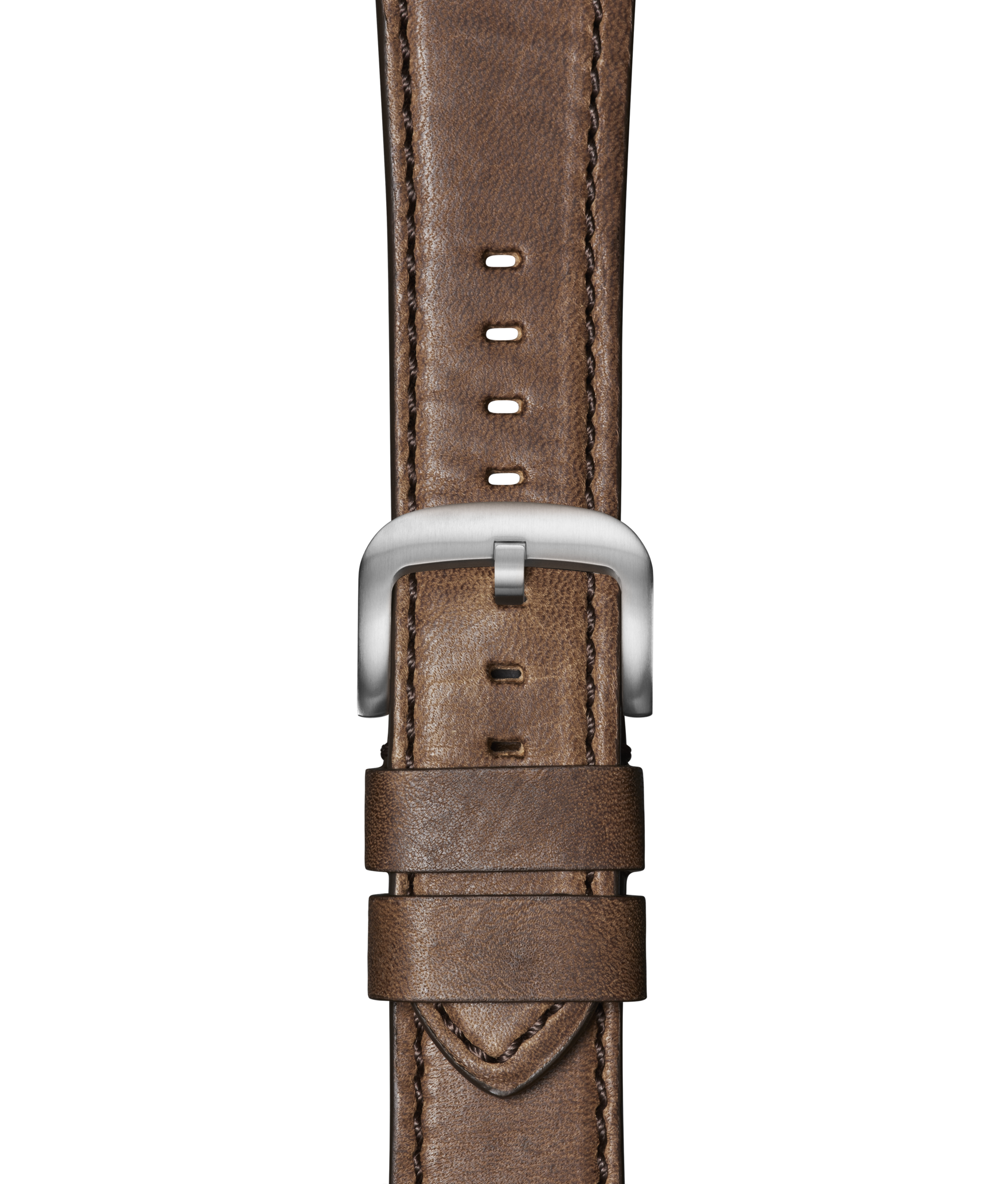 24mm British Tan Leather Apple Watch Strap - British Tan