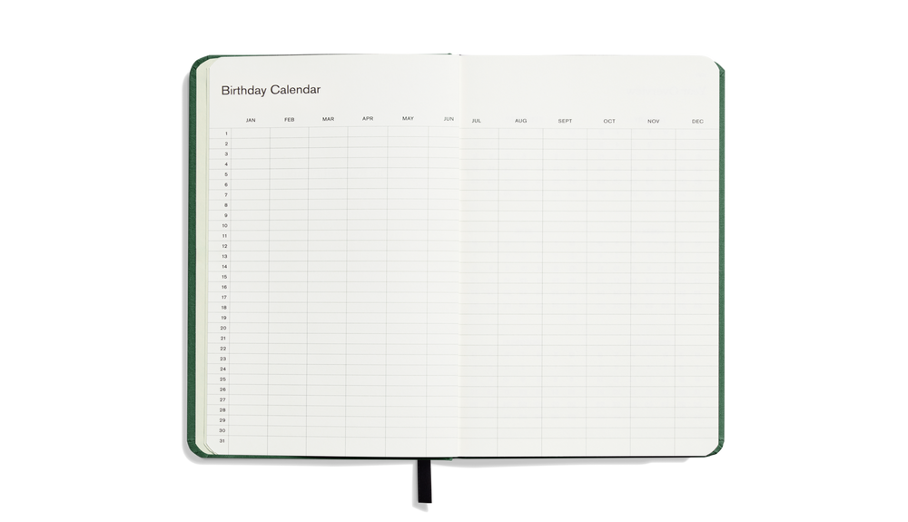 2026 12 Month Runwell Planner - Fern